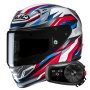 Casque Full Face HJC RPHA 12 Dravix MC21 + Kit Bluetooth 5S Solo