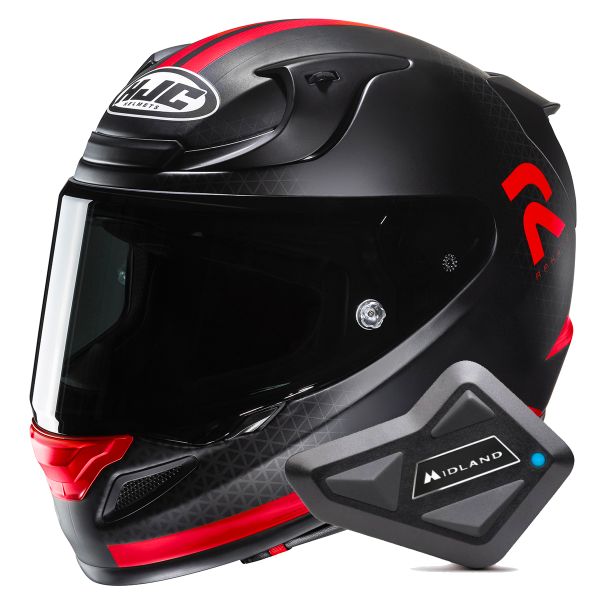 Full Face HJC RPHA 12 Enoth MC1SF + Kit Bluetooth BT Mini