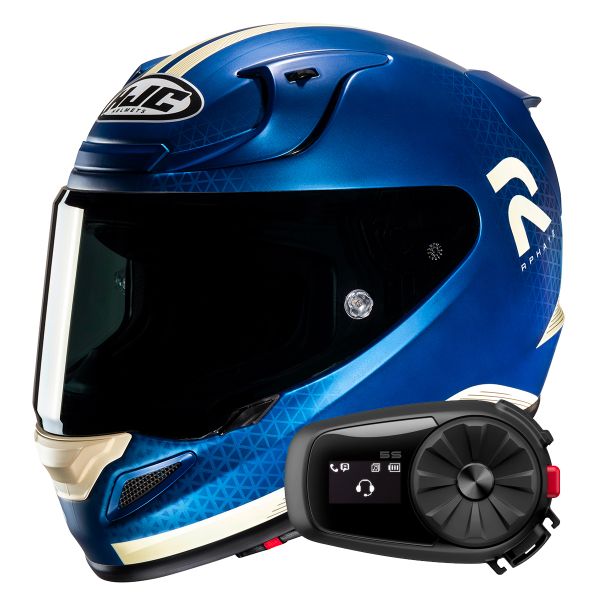 Full Face HJC RPHA 12 Enoth MC2SF+Kit Bluetooth 5S Solo