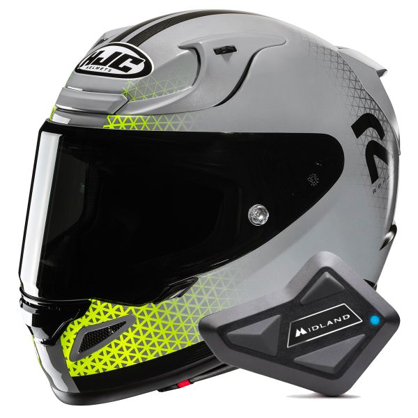 Full Face HJC RPHA 12 Enoth MC3H + Kit Bluetooth BT Mini