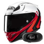 Casque Full Face HJC RPHA 12 Kos MC1 + Kit bluetooth 5R Lite Solo