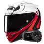 Casque Full Face HJC RPHA 12 Kos MC1 + Kit Bluetooth 5S Solo