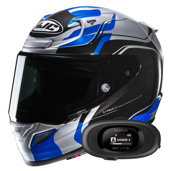 Full Face HJC RPHA 12 Lawin MC2+ Kit bluetooth 5R Lite Solo