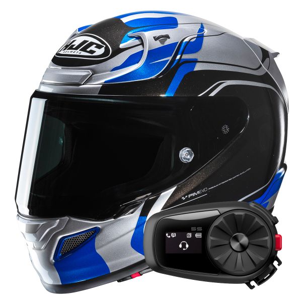 Full Face HJC RPHA 12 Lawin MC2+Kit Bluetooth 5S Solo