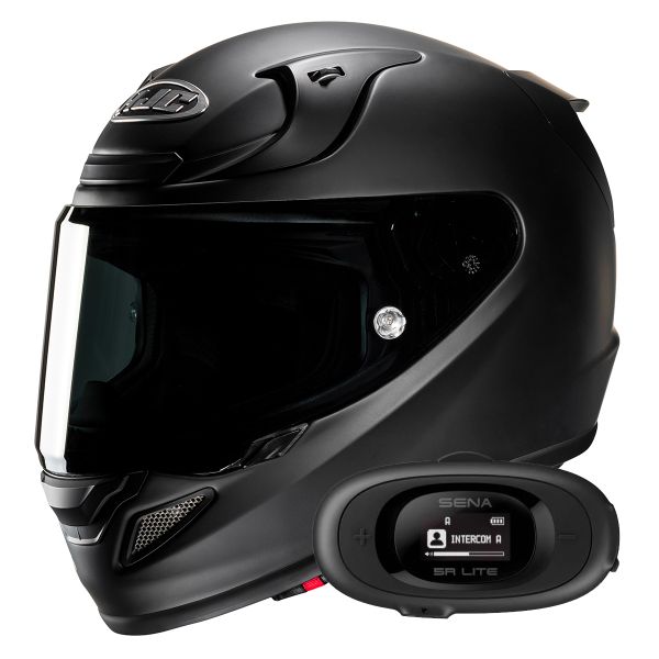 Full Face HJC RPHA 12 Matte Black+ Kit bluetooth 5R Lite Solo