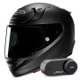 Casque Full Face HJC RPHA 12 Matte Black + Kit Bluetooth Lokui K30