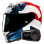 Casque Full Face HJC RPHA 12 Ottin MC21SF+ Kit Bluetooth 5S Solo