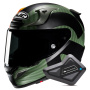 Casque Full Face HJC RPHA 12 Ottin MC47SF + Kit Bluetooth BT Mini