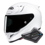 Casque Full Face HJC RPHA 12 Pearl White + Kit Bluetooth BT Mini