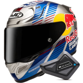 Casque Full Face HJC RPHA 12 Red Bull Austin GP 2 MC21 + Kit Bluetooth BT Mini Casque Full Face HJC RPHA 12 Red Bull Austin GP 2 MC21 + Kit Bluetooth BT Mini