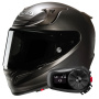 Casque Full Face HJC RPHA 12 Semi Flat Titanium+ Kit Bluetooth 5S Solo