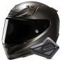 Casque Full Face HJC RPHA 12 Semi Flat Titanium + Kit Bluetooth BT Mini