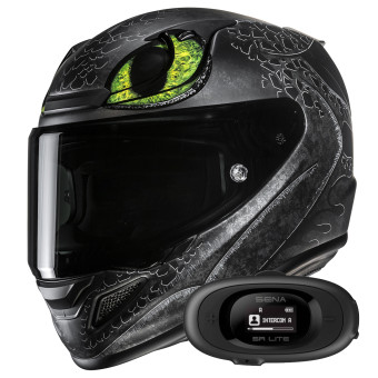 Casque Full Face HJC RPHA 12 Toothless II Universal MC4SF + Kit bluetooth 5R Lite Casque Full Face HJC RPHA 12 Toothless II Universal MC4SF + Kit bluetooth 5R Lite