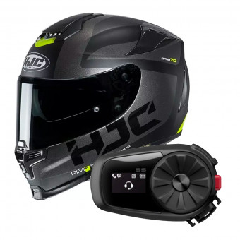 Full Face HJC RPHA 70 Balius MC5SF + Kit Bluetooth Sena 5S Solo