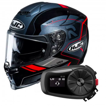 Full Face HJC RPHA 70 Coptic MC1 + Kit Bluetooth Sena 5S Solo