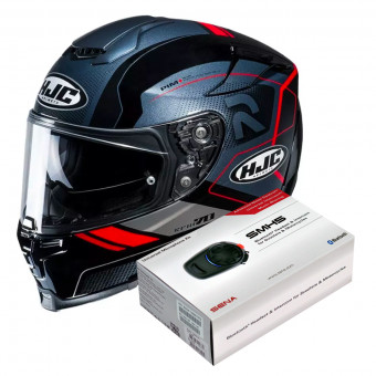 Full Face HJC RPHA 70 Coptic MC1 + Kit Bluetooth Sena SMH5