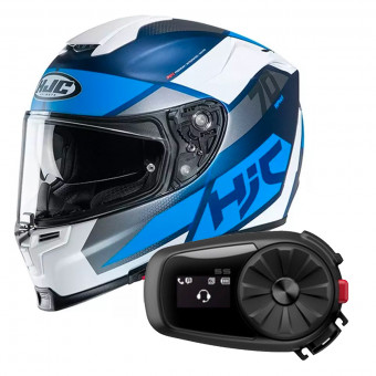 Full Face HJC RPHA 70 Debby MC2SF + Kit Bluetooth Sena 5S Solo