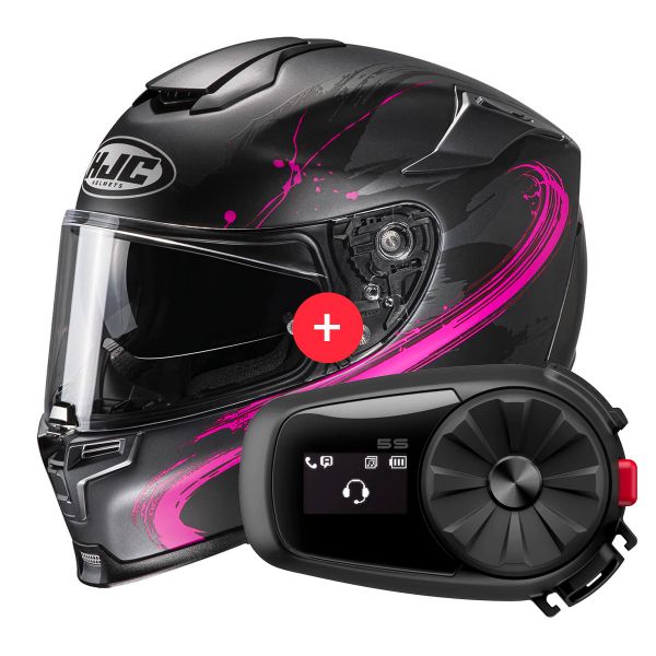 Full Face HJC RPHA 70 Erin MC8SF + Kit Bluetooth 5S