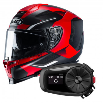 Full Face HJC RPHA 70 Kosis MC1SF + Kit Bluetooth Sena 5S Solo