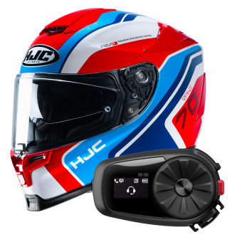 Full Face HJC RPHA 70 Kroon MC21 + Kit Bluetooth Sena 5S Solo