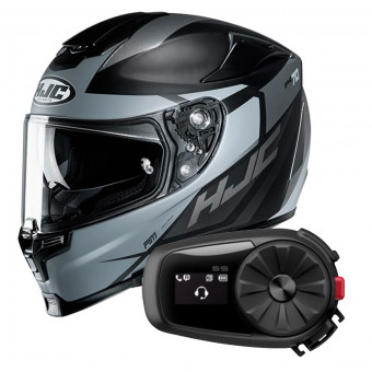 Full Face HJC RPHA 70 Sampra MC5SF + Kit Bluetooth Sena 5S Solo