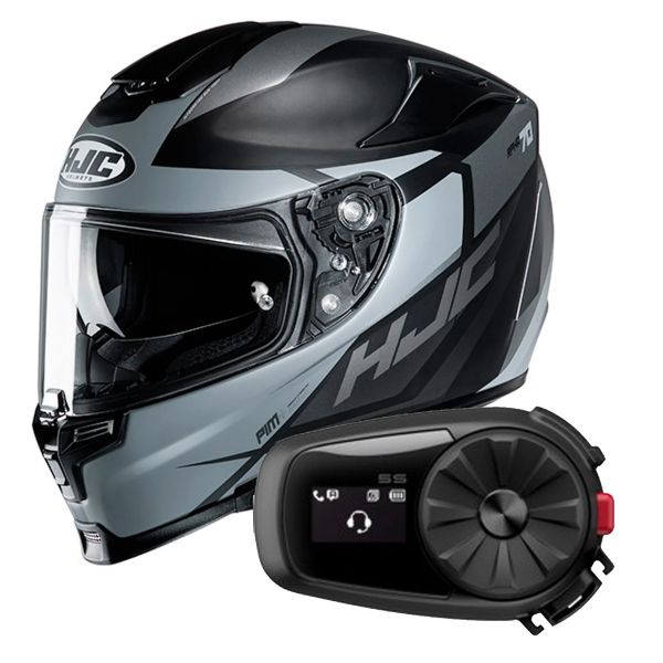 Full Face HJC RPHA 70 Sampra MC5SF + Kit Bluetooth Sena 5S Solo
