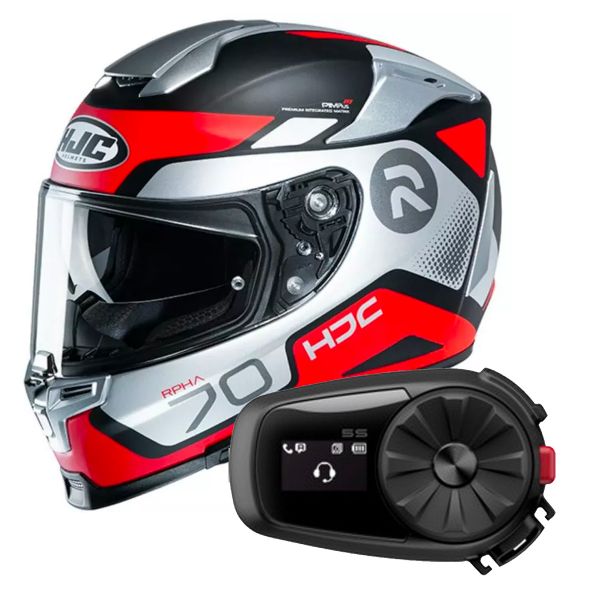 Full Face HJC RPHA 70 Shuky MC1SF + Kit Bluetooth Sena 5S Solo