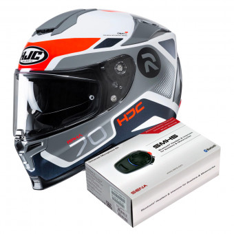Full Face HJC RPHA 70 Shuky MC6H + Kit Bluetooth Sena SMH5