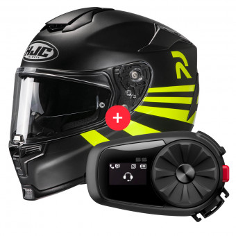 Full Face HJC RPHA 70 Stipe MC3HSF + Kit Bluetooth 5S
