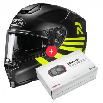 Full Face HJC RPHA 70 Stipe MC3HSF + Kit Bluetooth SMH5