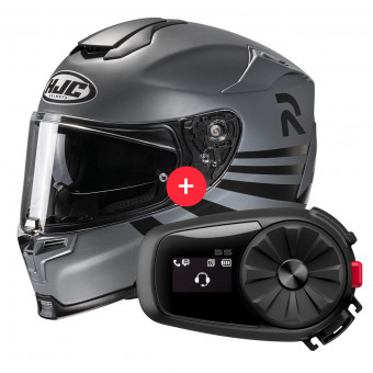 Full Face HJC RPHA 70 Stipe MC5SF + Kit Bluetooth 5S