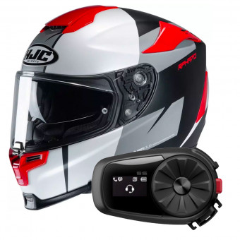 Full Face HJC RPHA 70 Terika MC1SF + Kit Bluetooth Sena 5S Solo