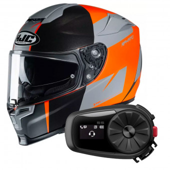 Full Face HJC RPHA 70 Terika MC7SF + Kit Bluetooth Sena 5S Solo