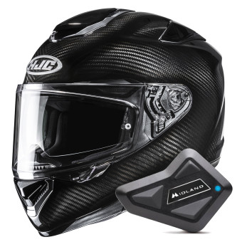 Full Face HJC RPHA 72 Carbon Black + Kit Bluetooth BT MiniRPHA 72 Carbon Black + Kit B