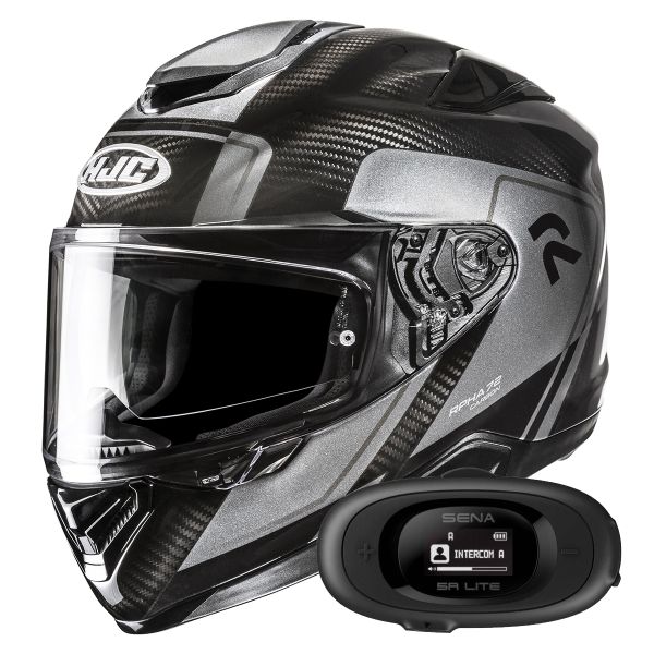 Full Face HJC RPHA 72 Carbon Fynex MC5 + Kit bluetooth 5R Lite Solo