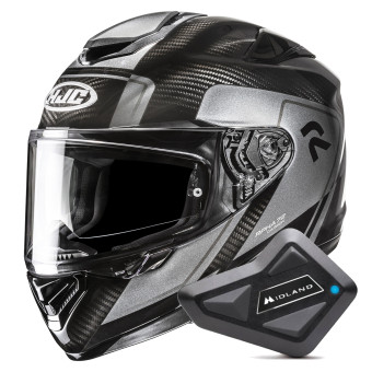 Full Face HJC RPHA 72 Carbon Fynex MC5 + Kit Bluetooth BT Mini