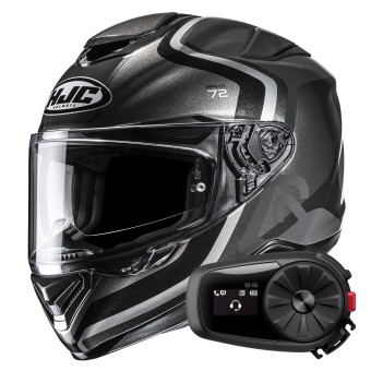 Full Face HJC RPHA 72 Ernem MC5 + Kit Bluetooth 5S Solo