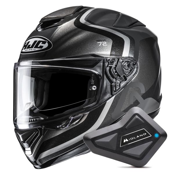 Full Face HJC RPHA 72 Ernem MC5 + Kit Bluetooth BT Mini