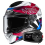 Casque Full Face HJC RPHA 72 Goldy MC21 + Kit Bluetooth 5S Solo
