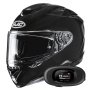 Casque Full Face HJC RPHA 72 Metal Black + Kit bluetooth 5R Lite Solo