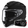 Casque Full Face HJC RPHA 72 Metal Black + Kit Bluetooth 5S Solo