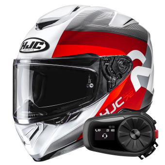 Full Face HJC RPHA 72 Phyta MC1 + Kit Bluetooth 5S Solo