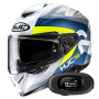Casque Full Face HJC RPHA 72 Phyta MC3H + Kit bluetooth 5R Lite Solo