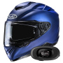 Casque Full Face HJC RPHA 72 Semi Flat Metallic Blue + Kit bluetooth 5R Lite Solo