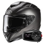 Casque Full Face HJC RPHA 72 Semi Flat Titanium + Kit Bluetooth 5S Solo