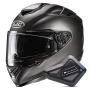 Casque Full Face HJC RPHA 72 Semi Flat Titanium + Kit Bluetooth BT Mini