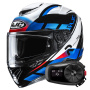 Casque Full Face HJC RPHA 72 Value MC21 + Kit Bluetooth 5S Solo