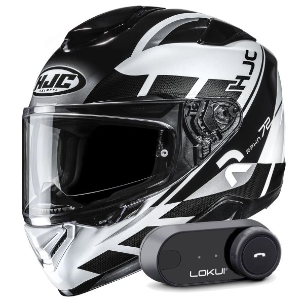Full Face HJC RPHA 72 Value MC5 + Kit Bluetooth Lokui K30