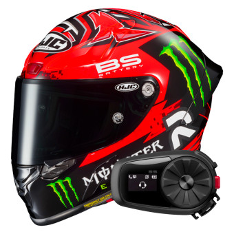 Full Face HJC RPHA1 Fabio Quartararo Replica + Kit Bluetooth 5S Solo