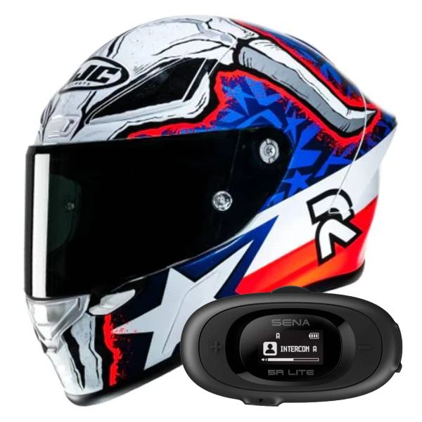 Full Face HJC RPHA1 Garrett Gerloff Replica + Kit bluetooth 5R Lite